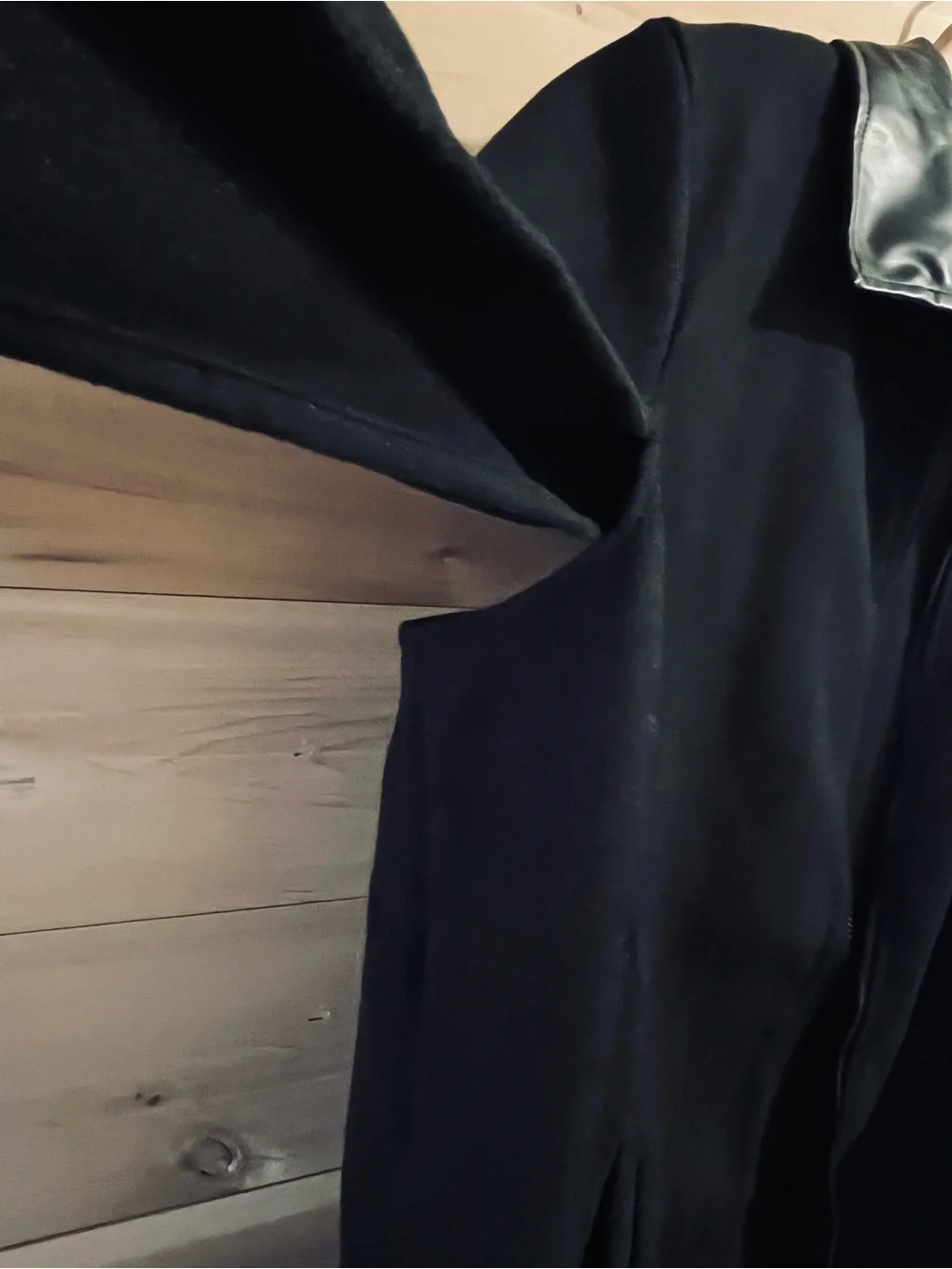 SHEIN black pleather